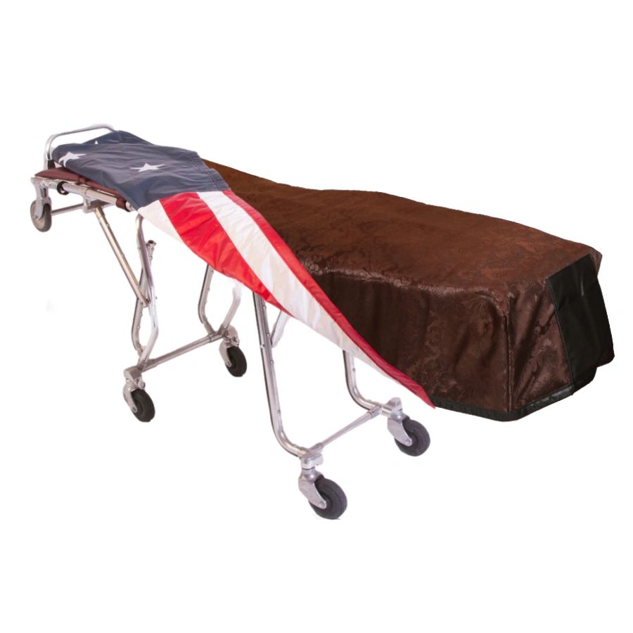 Patriot Reversible Cot Cover Carlisle Cocoa